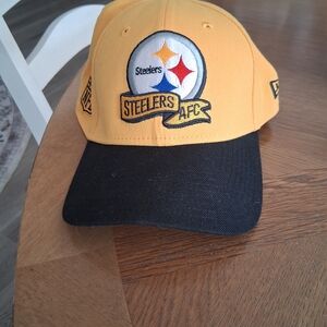 New Era Yellow and Black Steelers Cap